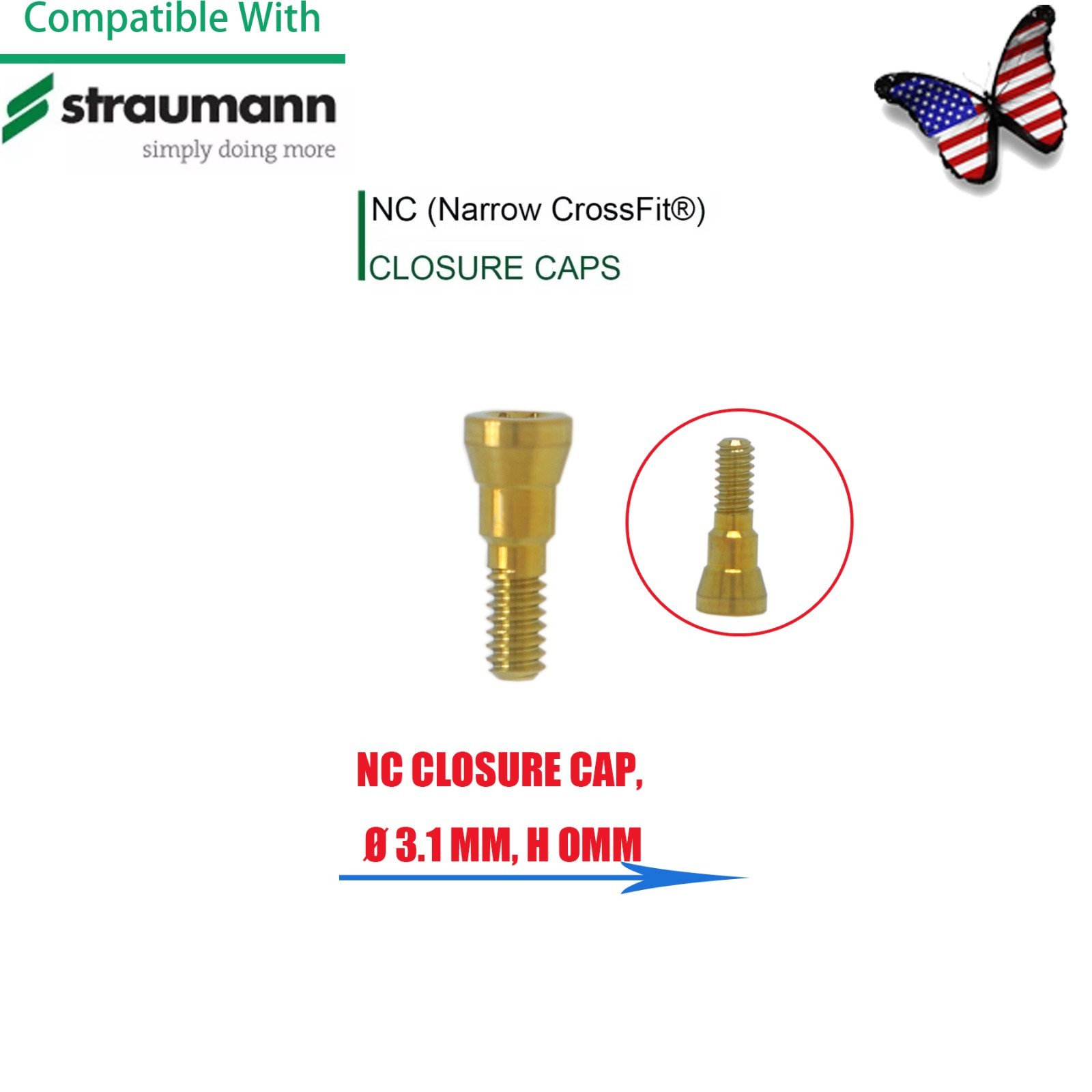 Fit Straumann ITI Healing & Locator Abutment Impression Transfer Analog Scanbody