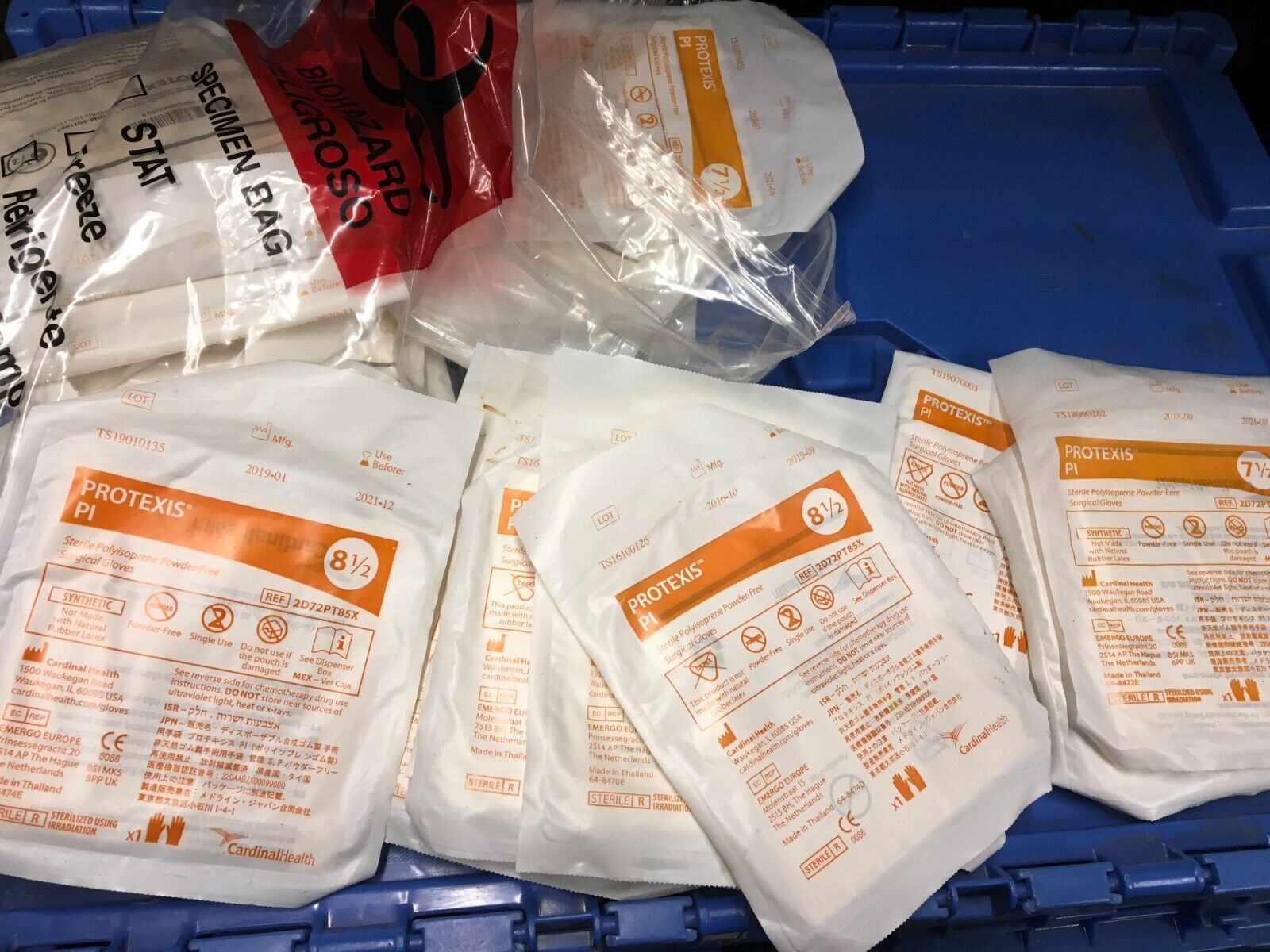 INDIVIDUALY PACKAGED SURGICAL GLOVES MANY STYLES AND SIZES