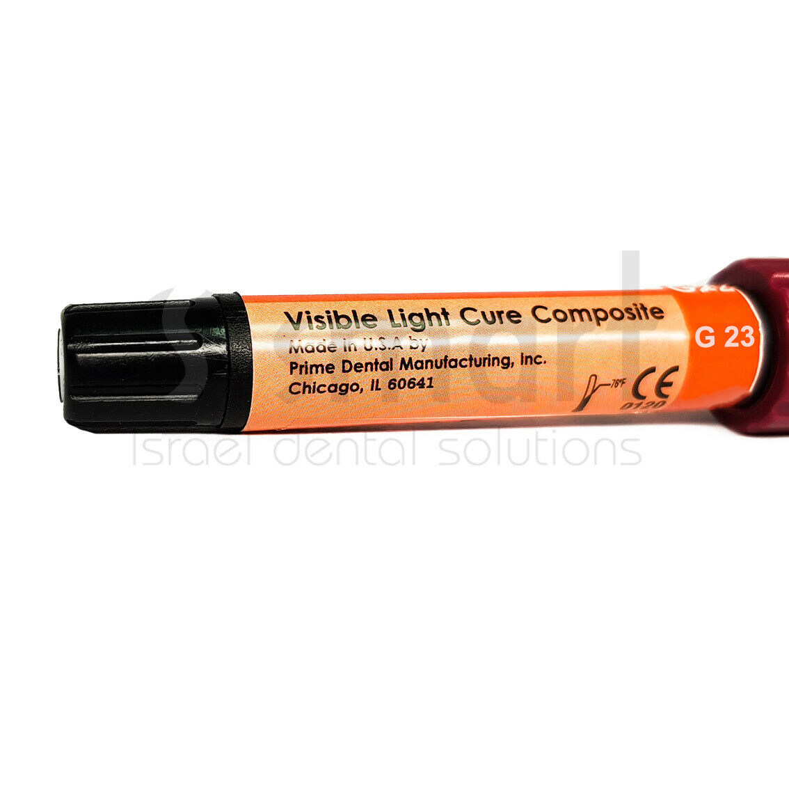Dental Parafil composite gingival visible light cure pink G23 4.5 gr stain