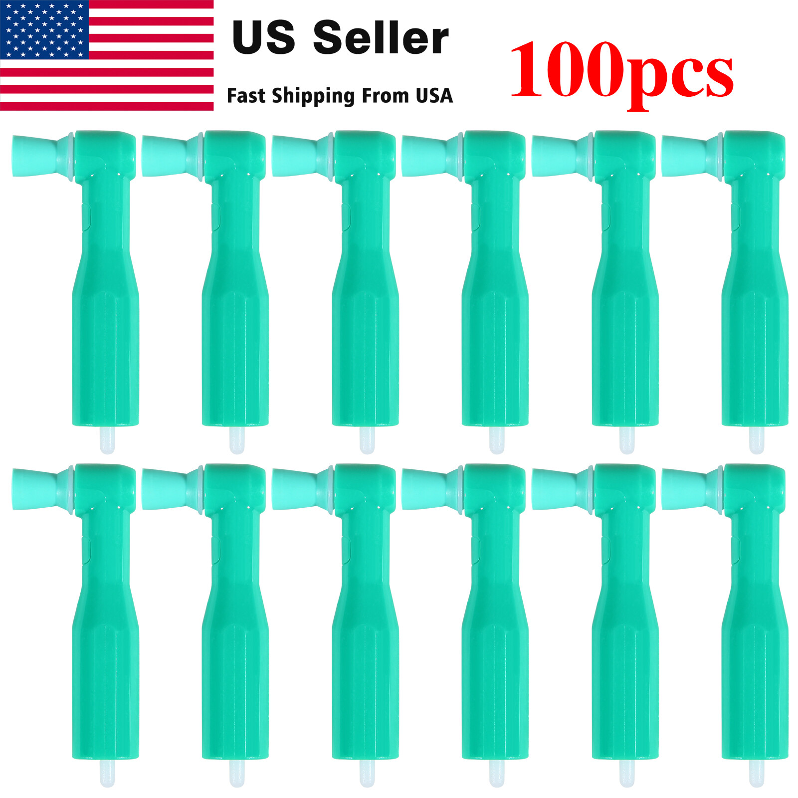 100 pcs Dental Disposable Prophy Angles Soft Top Quality