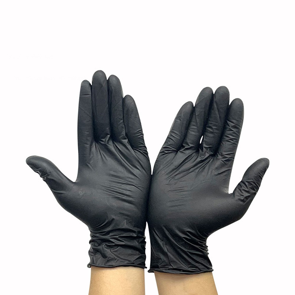 100pcs Disposable Nitrile Latex Free Powder Free Oil Proof Wear Resistant