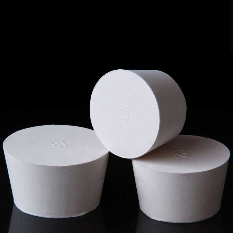 Rubber Bungs Laboratory Flask Stoppers Solid Hole Stopper Tapered, Various Sizes