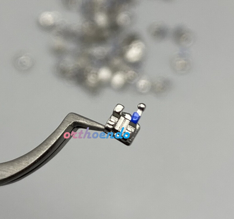 20Pcs=1 Set Dental Orthodontic Brackets Braces Metal Mini Roth/MBT 022 345 Hooks