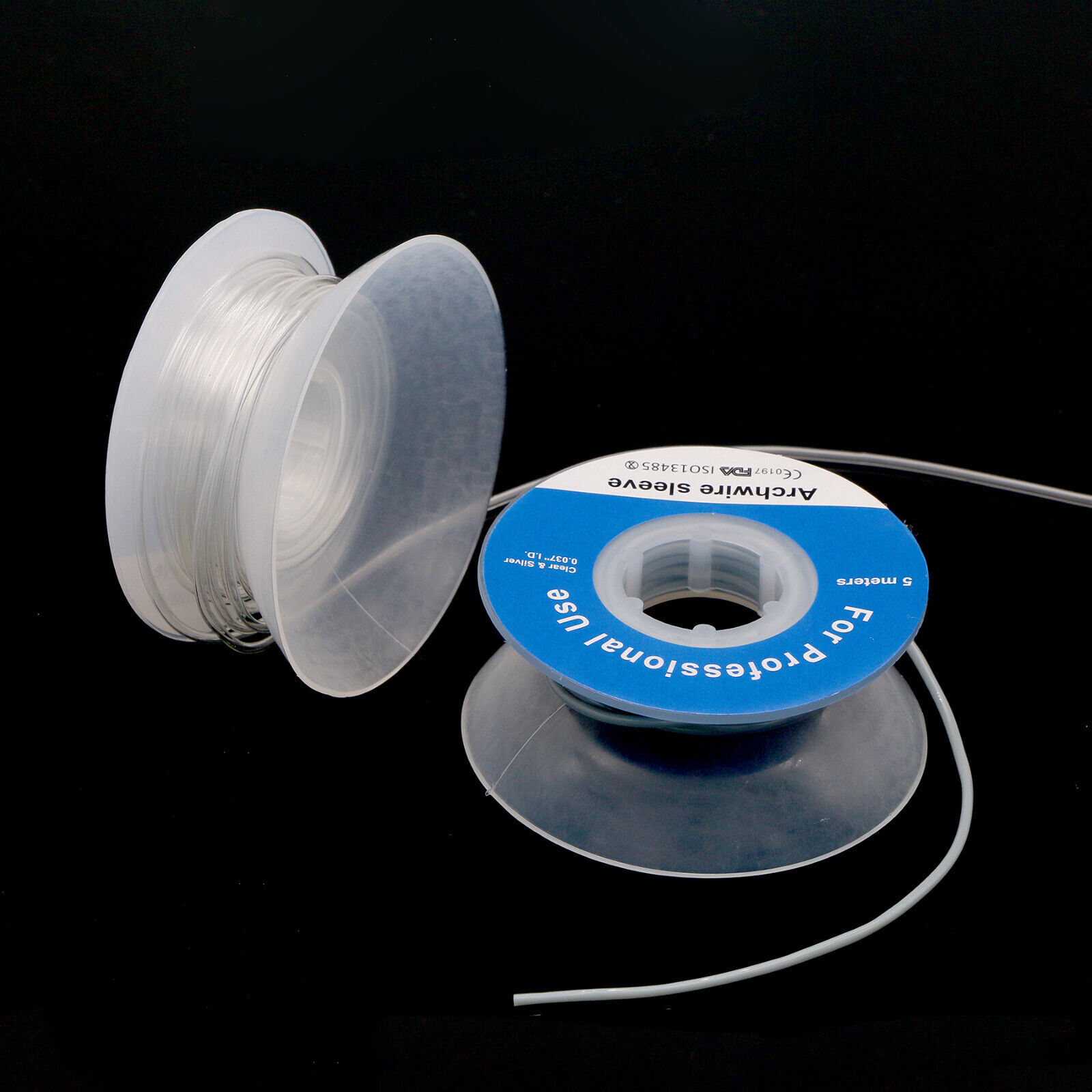 Dental Orthodontic Archwire Sleeve Elastic Protective Tube 0.030 inch 5M