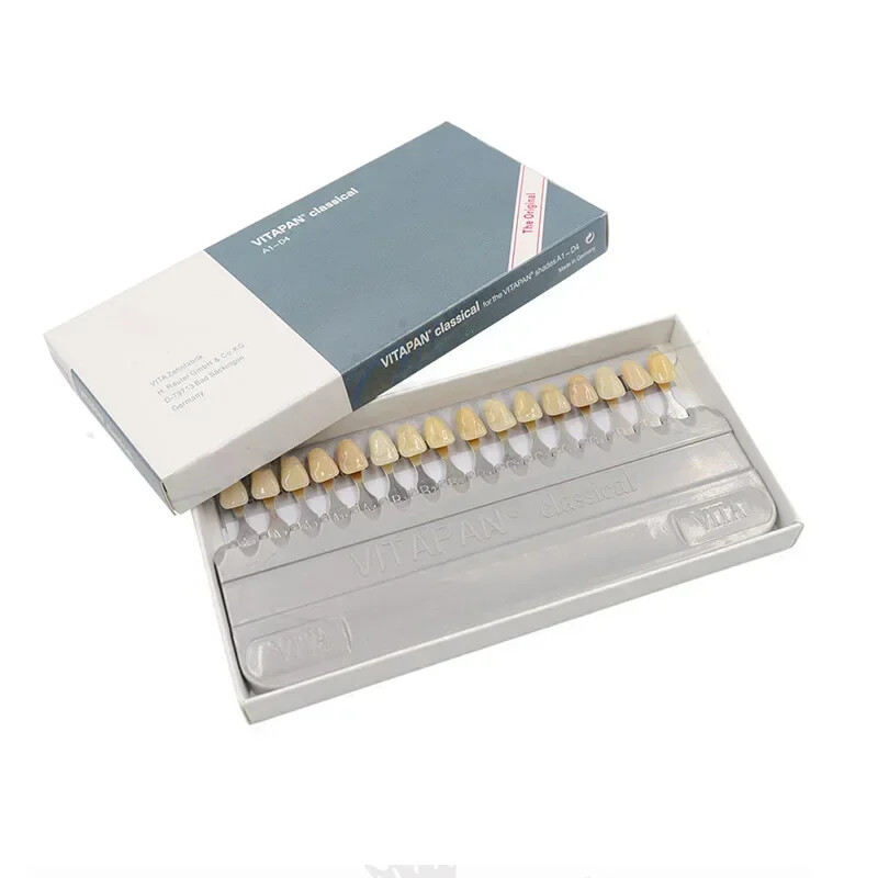 Dental Lab Bleach Shade Guide 16 Color Teeth Whitening Clinic Colorimetric Plate
