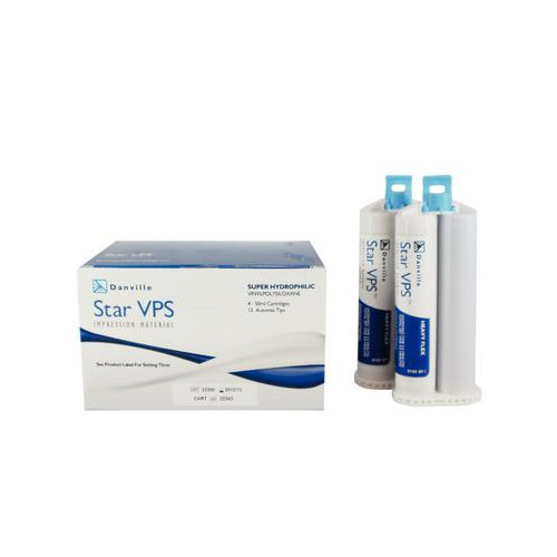 Danville Materials 80013-01 Star VPS Regular Set Heavy Flex Cartridges 50mL 4/Pk