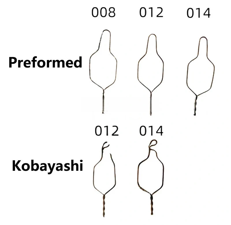 Dental Orthodontic Bracket Preformed/Kobayashi Ligature Wire Long/Short/Twist