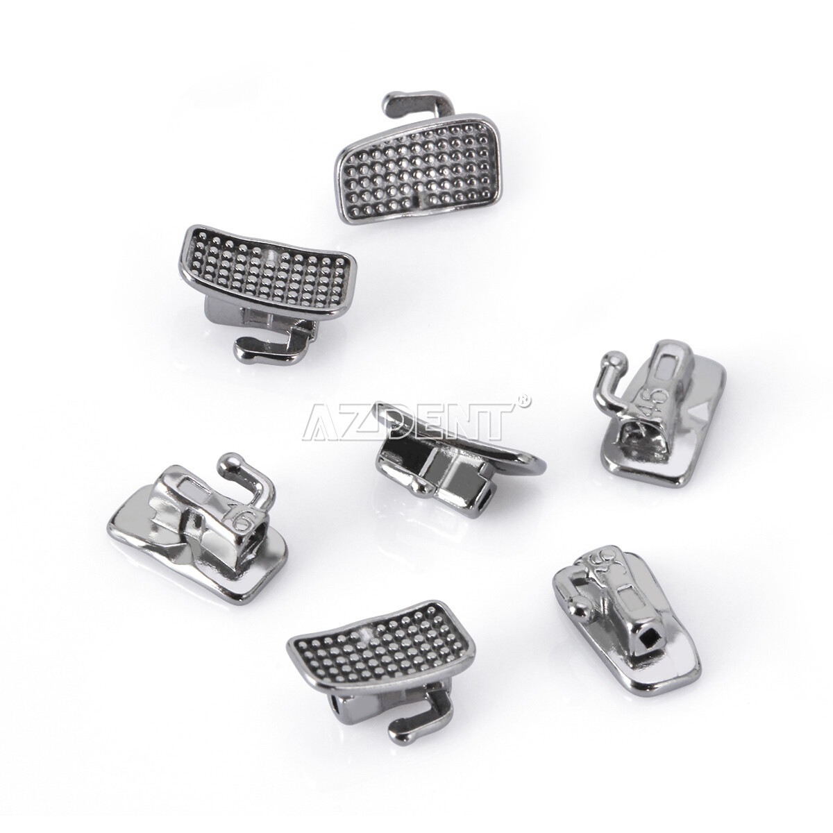 AZDENT Dental Orthodontic 1st 2nd Molar Buccal Tube Roth/MBT 018/022 Bondable