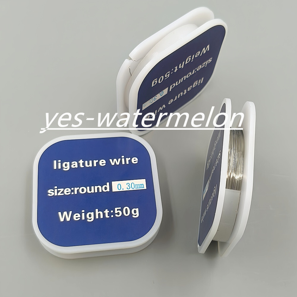50g Dental Medical Wire Line 0.2/0.25/0.3mm 50g Plastic And Stainless Steel Roll