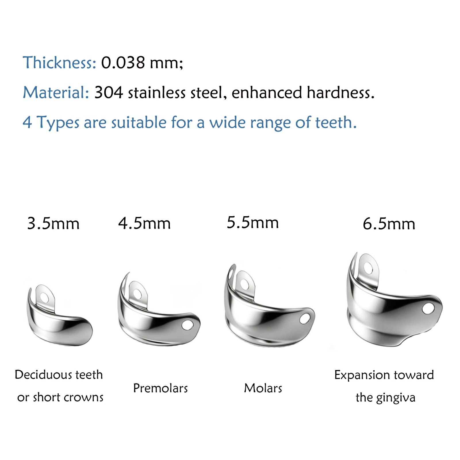Dental Matrix Ring &Sectional Matrice Bands For Palodent V3 Garrison Dental Tool