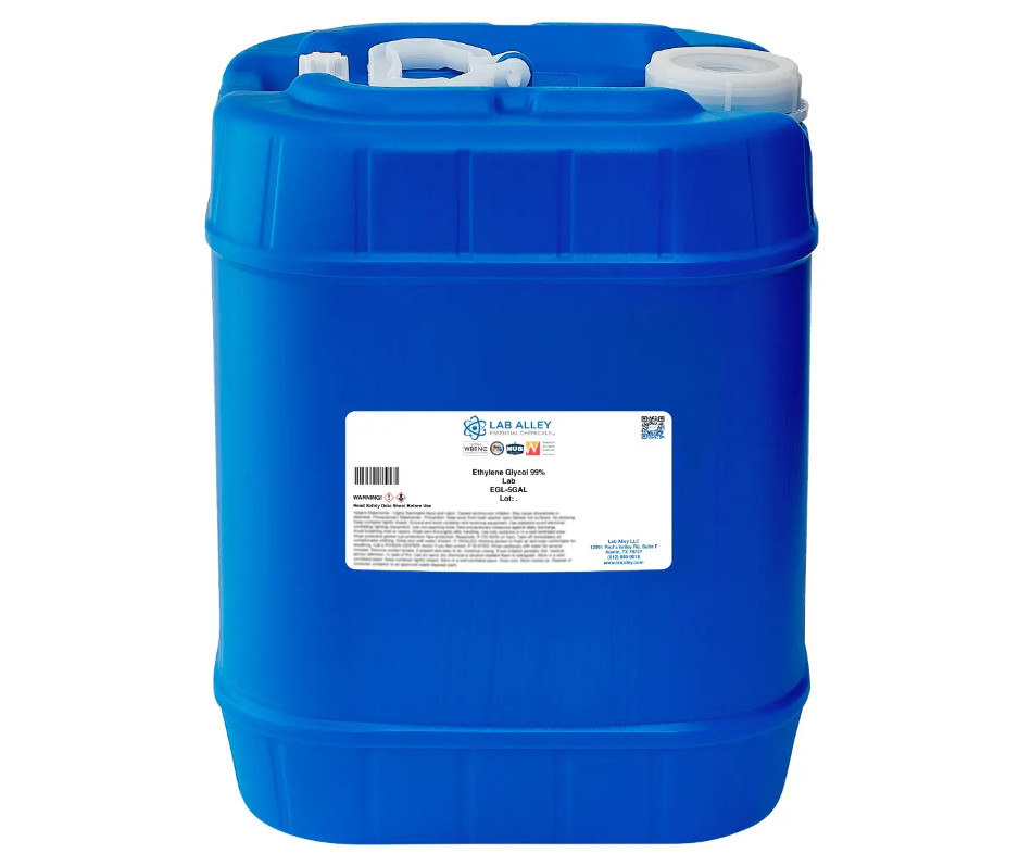Lab Alley Ethylene Glycol 99% Lab Grade, 5GAL