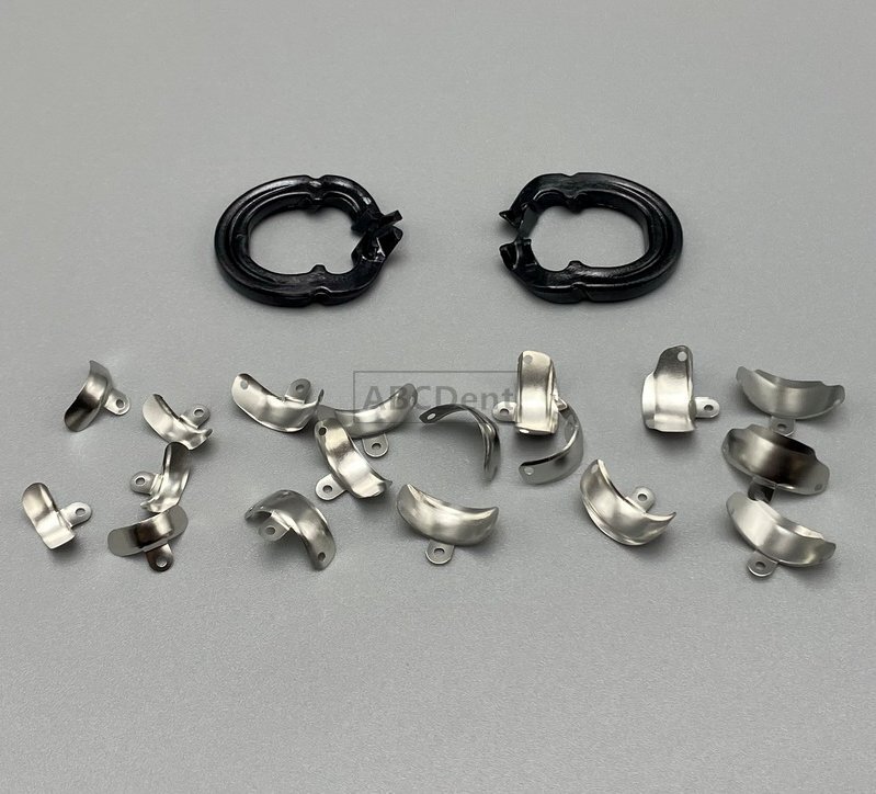 Dental Sectional Matrix Systems Bands Tofflemire Seperate Ring Clamp Plier Kit