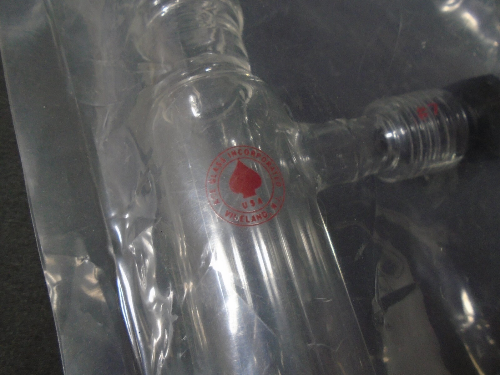ACE GLASS Heavy Wall West Condenser 200mm #15 Ace-Thred #7 Ace-Thred 6024-20
