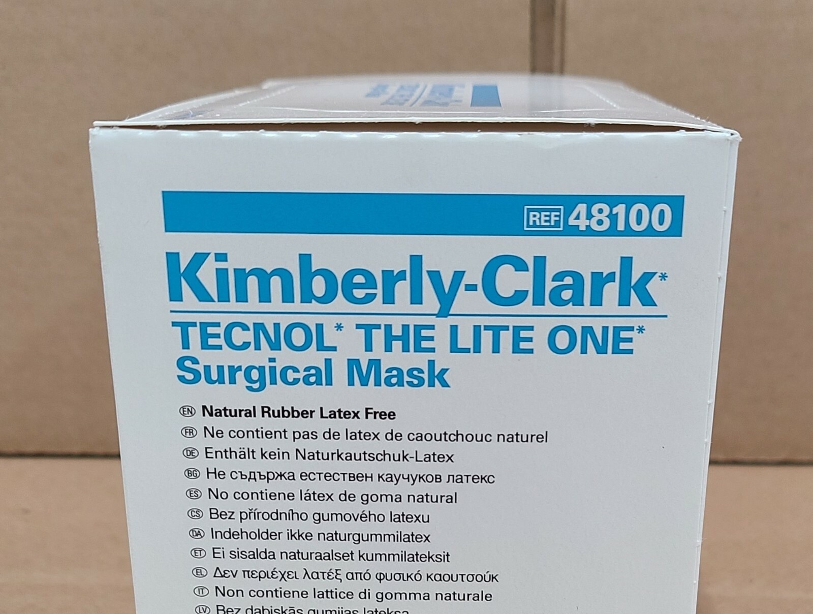 Kimberly Clark Tecnol The Lite one Tie-On Surgical masks Box of 50 masks # 48100