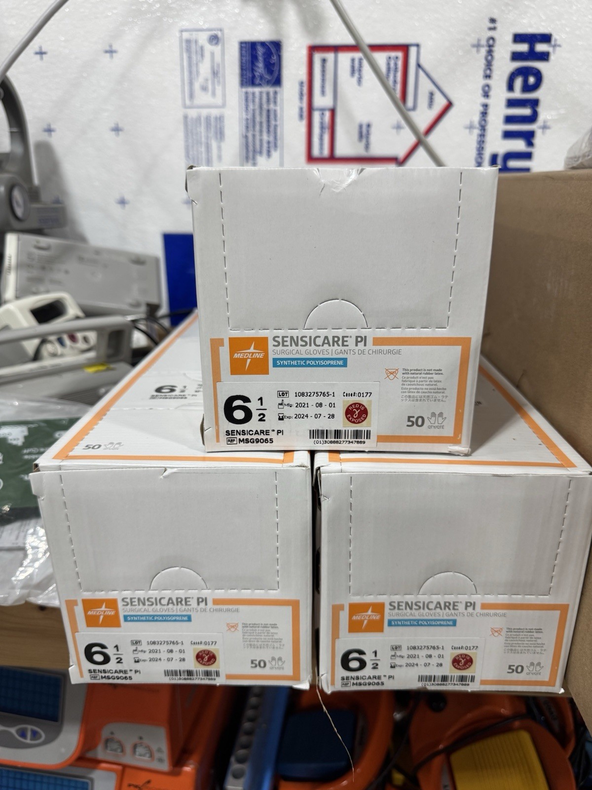 Sensicare Surgical Gloves Size: 6.5 *See Date*