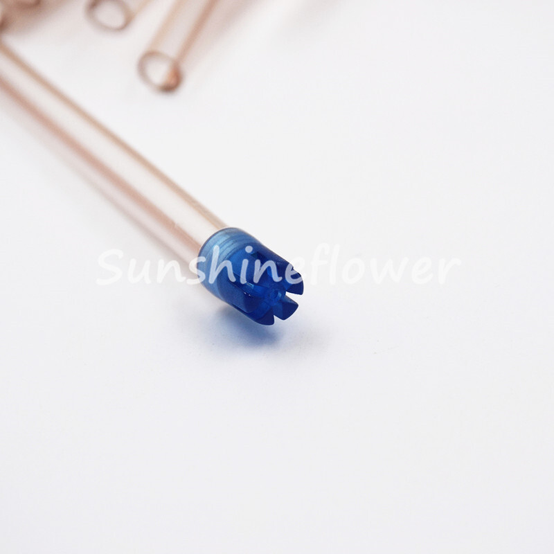 Dental Disposable Brown Blue Saliva Ejector Suction Tips Aspirator Nozzles 15cm