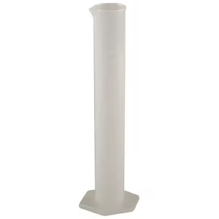 Graduated Cylinder, 50Ml, Pp, Pk12 (Formerly Lab Safety Supply), 5Ptj4