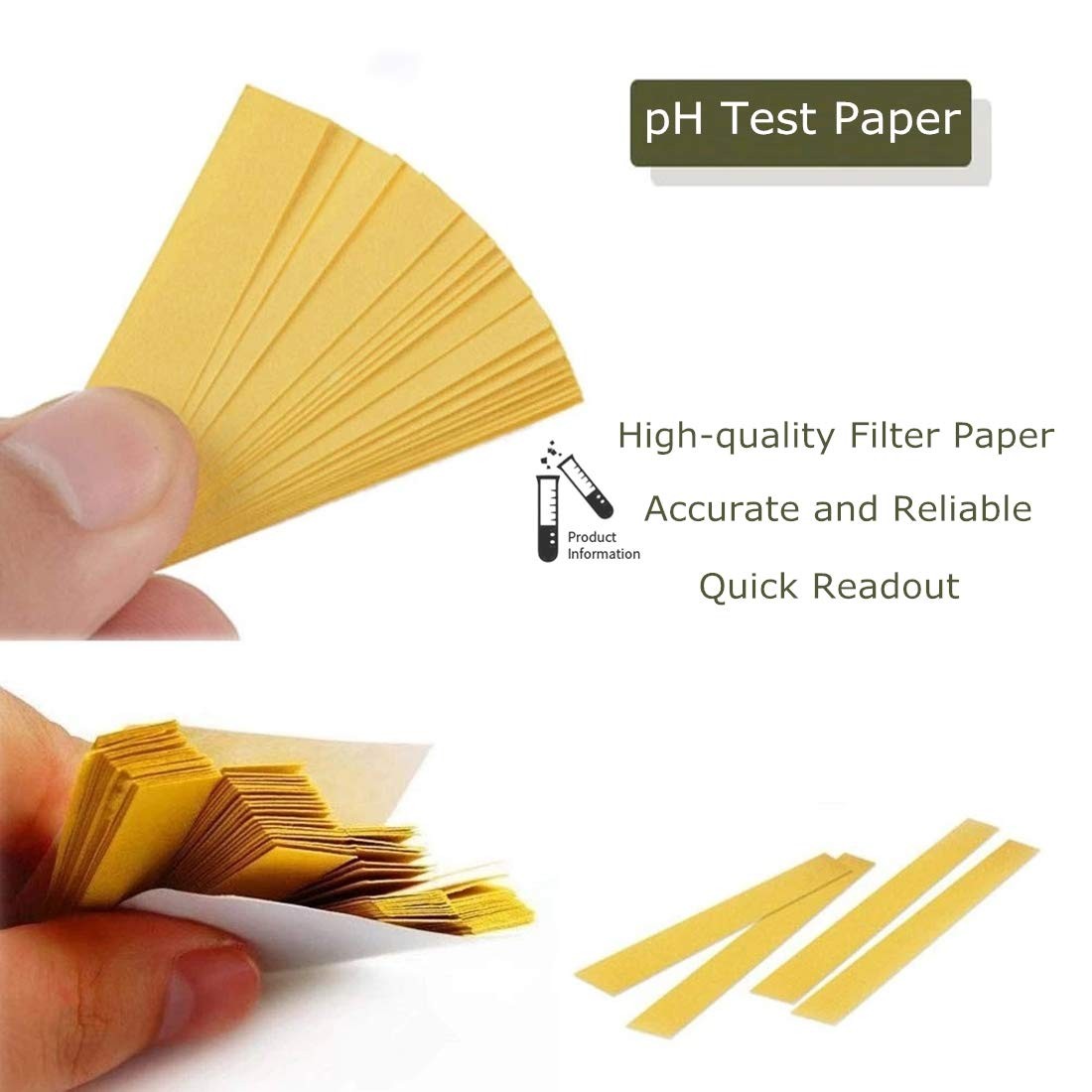 3 Pack pH.1-14 Test Paper Extensive 3 with Storage Case