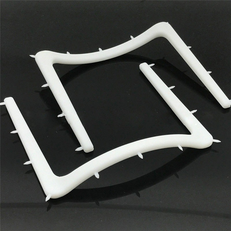 100x Dental Autoclavable Plastic Rubber Dam Sheets Frame Holder U-Shape Bracket