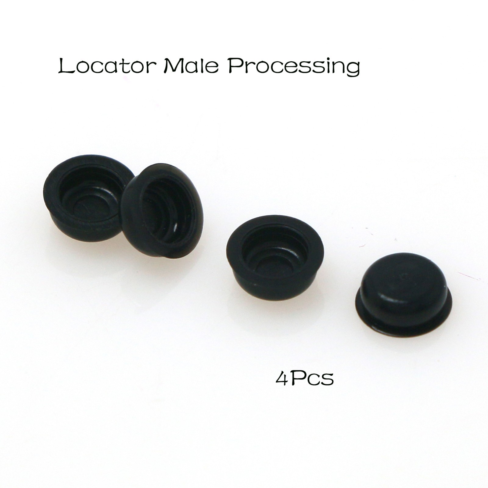 US Dental Locator Processing Retention Replacement Inserts Caps Black