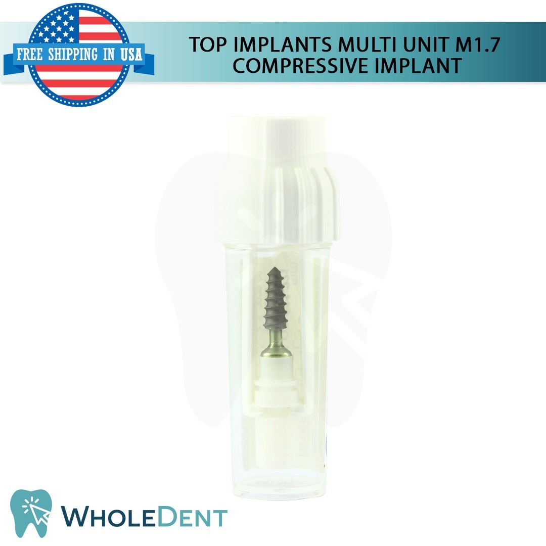 X10 Dental Multi Unit M1.7 Compressive Monoblock Fixture Titanium Sterile SLA