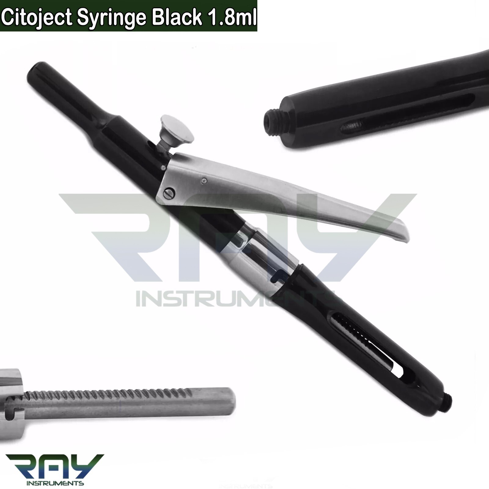 Pen Style Citoject Intraligamental Syringe Black 1.8ml Surgical Anesthesia Lab
