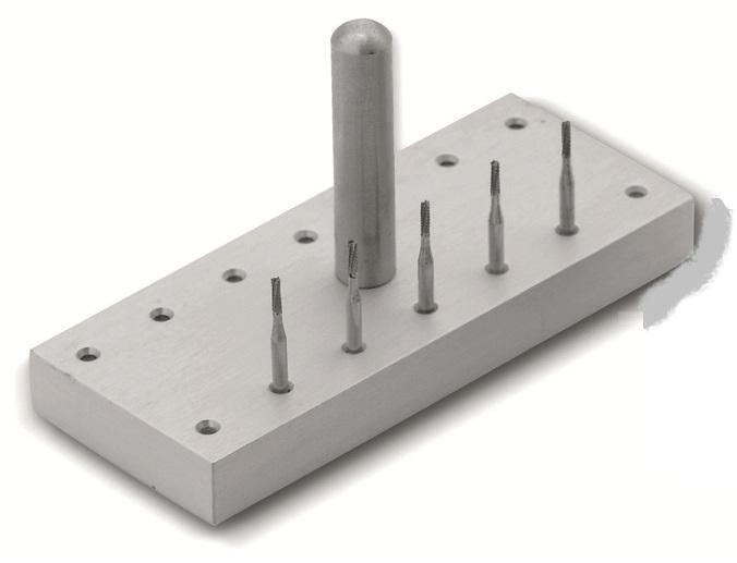 Dental Bur Stand, Aluminum, 7FG & 7RA, D-ECA-01 [# 596]