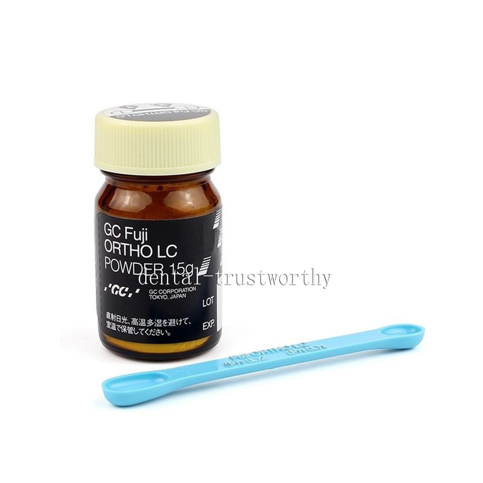 GC Fuji ORTHO LC light-cure Glass Ionomer Cement liquid 8g Power 15g CE