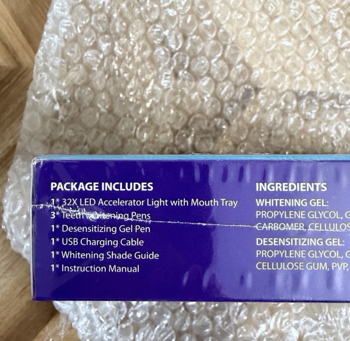 WhiteBite Pro Wireless Rechargeable Teeth Whitening Kit 32X LED Pens USB