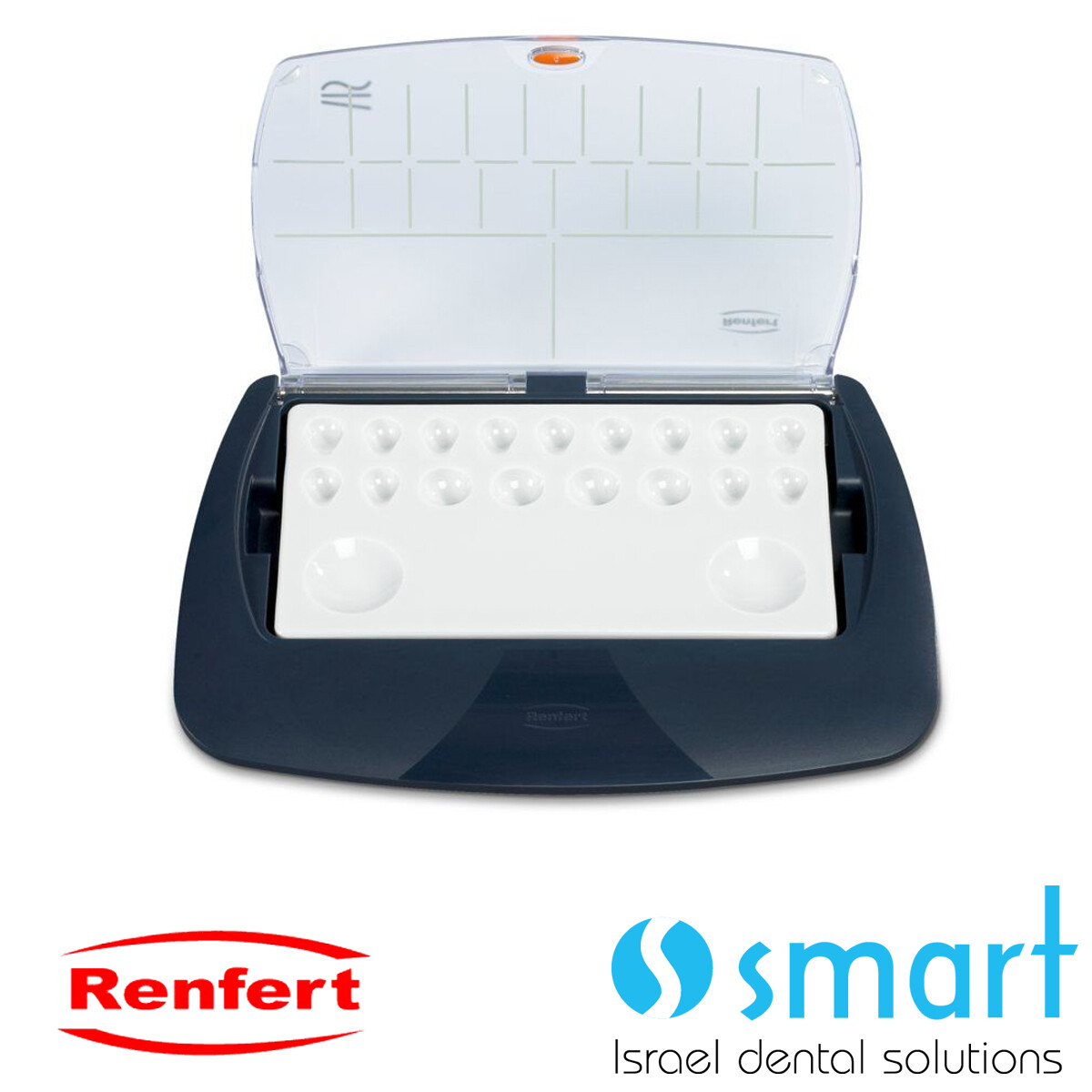 Dental Lab Renfert Lay Art color mixing Glazed porcelain ceramic tray stains ~