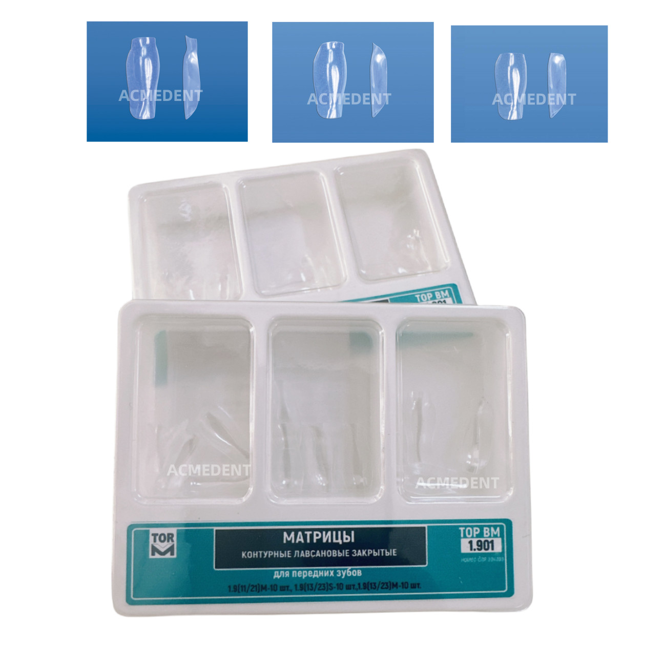 Dental Clear Matrix TOR VM Anterior Matrices BT Bioclear TOP BM Black Triangle