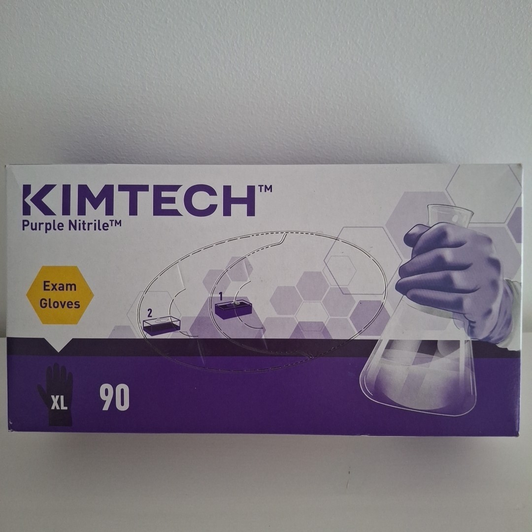 Kimtech Purple Nitrile Powder Free Exam Gloves XL