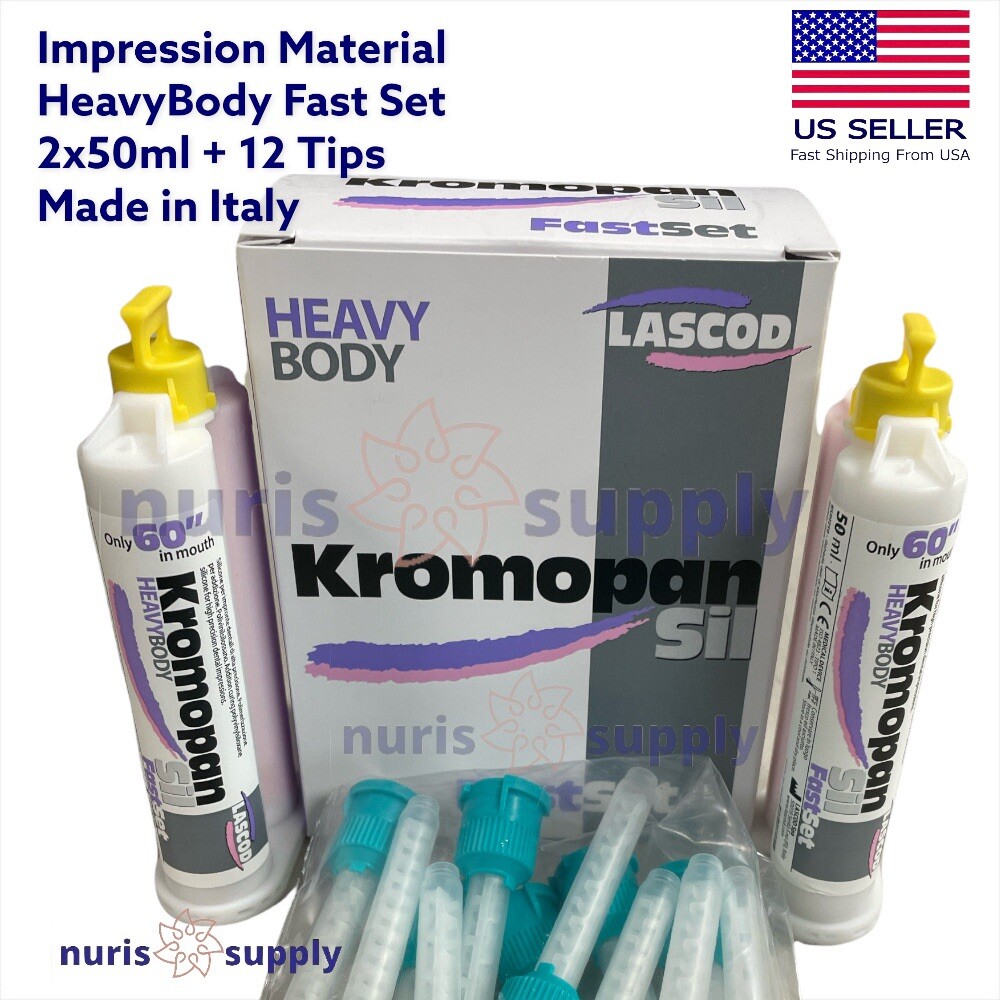 Dental Impression VPS Material Superlight Body or Heavy Body Fast KromopanSil