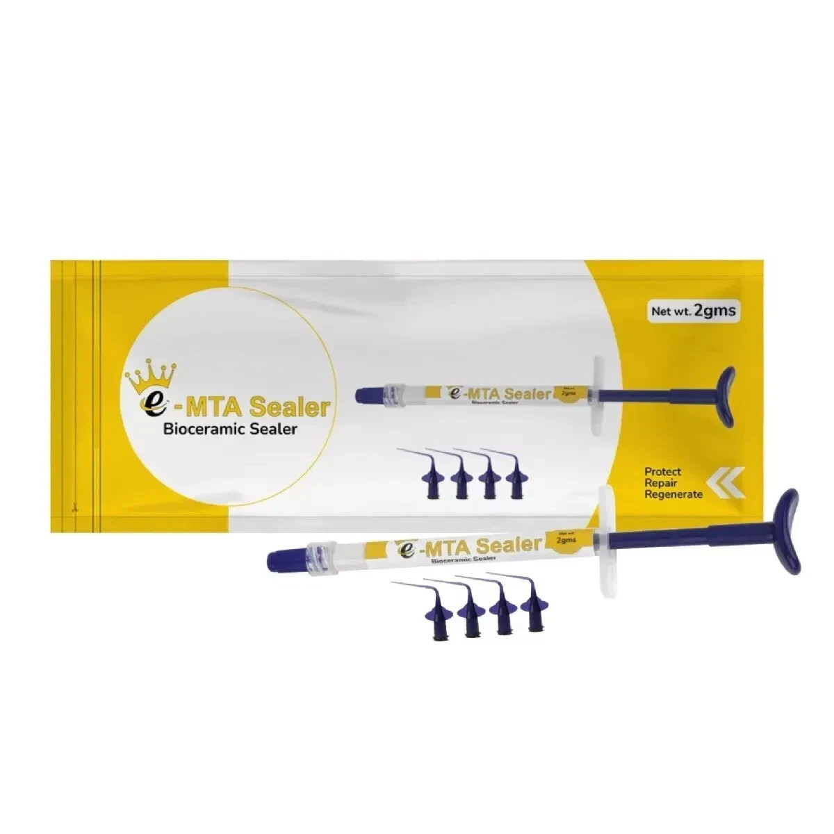 Kids-e-Dental E-MTA Pre-mixed bio ceramic root canal sealer ( 1 X 2gm ) freeship