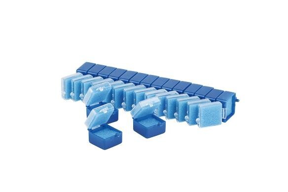 1″ Plastic Box (Set of 1000 W/ Filled 2000 Forms) Blue