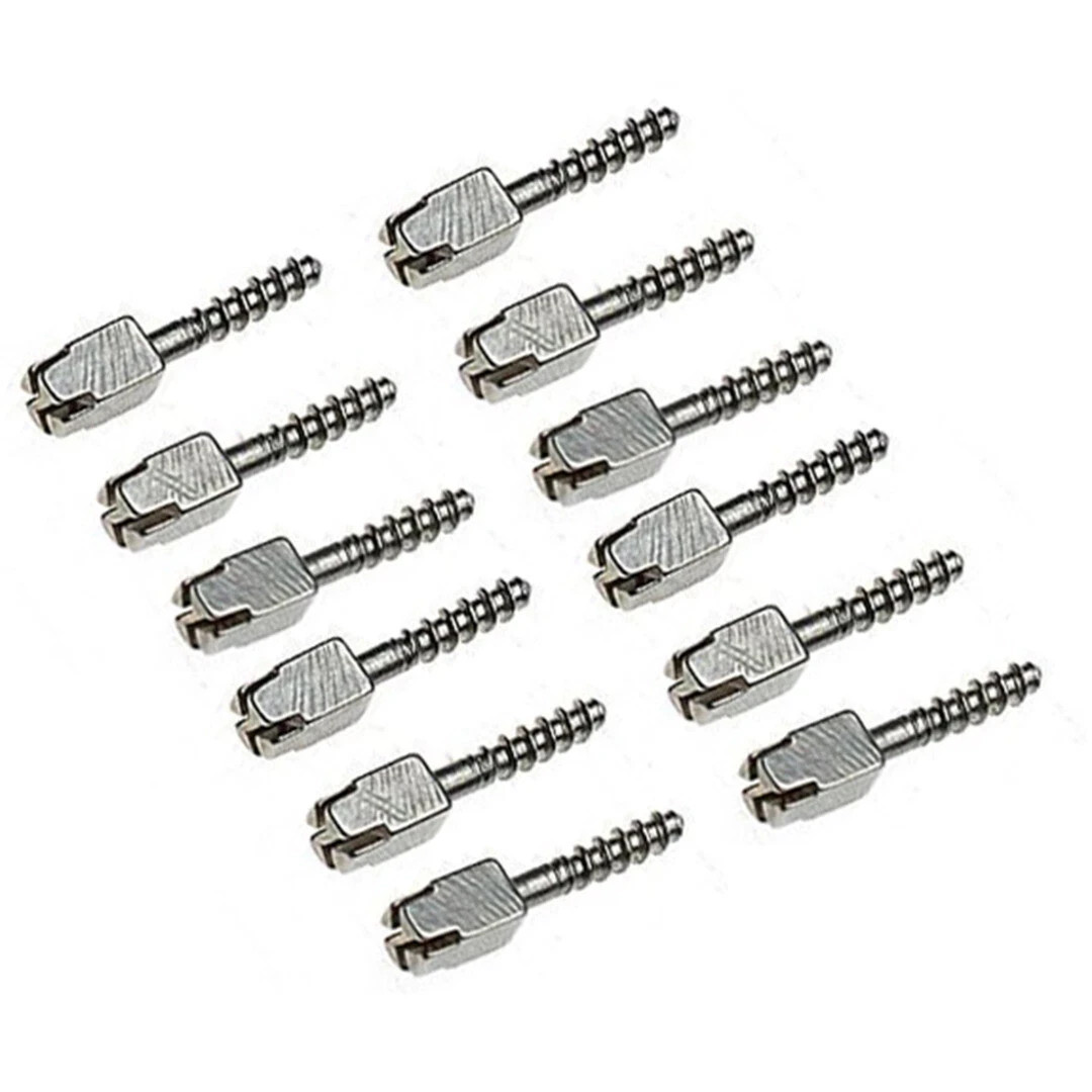30 Pcs/Pack Endodontic Dental Stainless Steel Assorted Conical Screw Post Pin