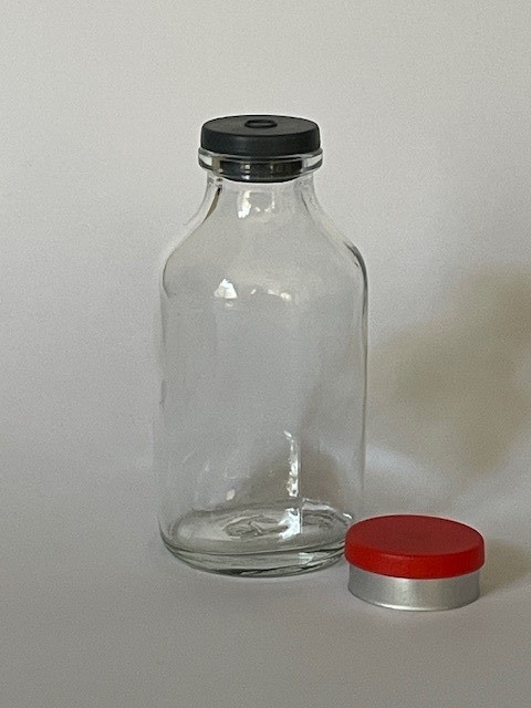 (50) 30mL Clear Glass Vial