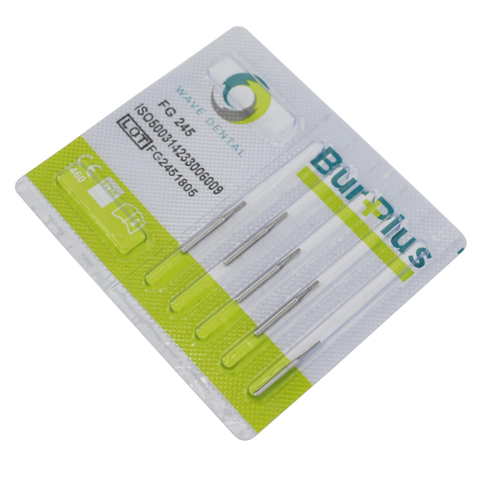 Wave Dental Carbide Burs FG 245 Bur For High Speed Handpiece Friction Grip 19mm