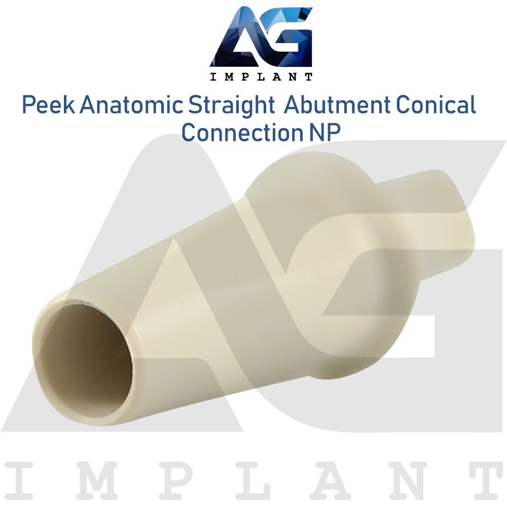 5 Peek Temporary Anatomic Straight Prosthetic System NP Conical Connection