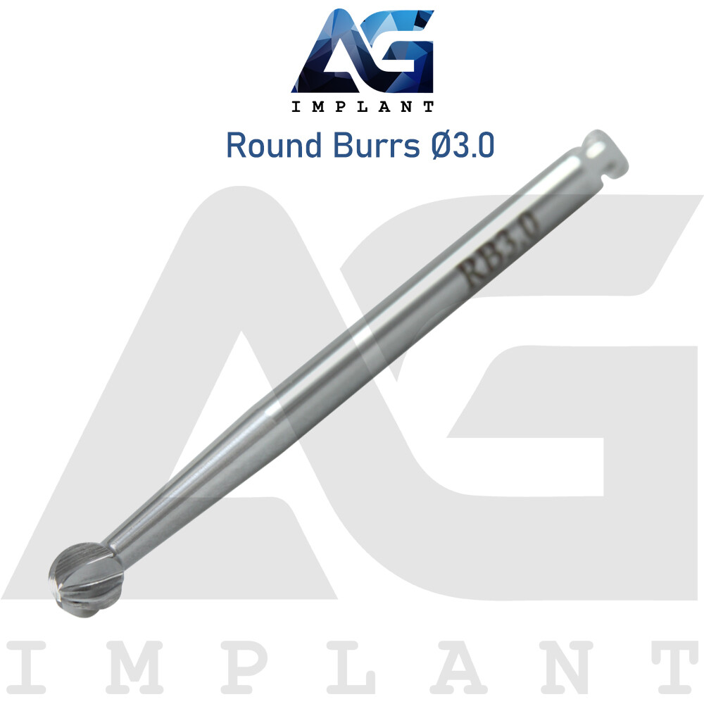 Round Burs External Irrigation Sur gical Tools Drills Instrument Dental