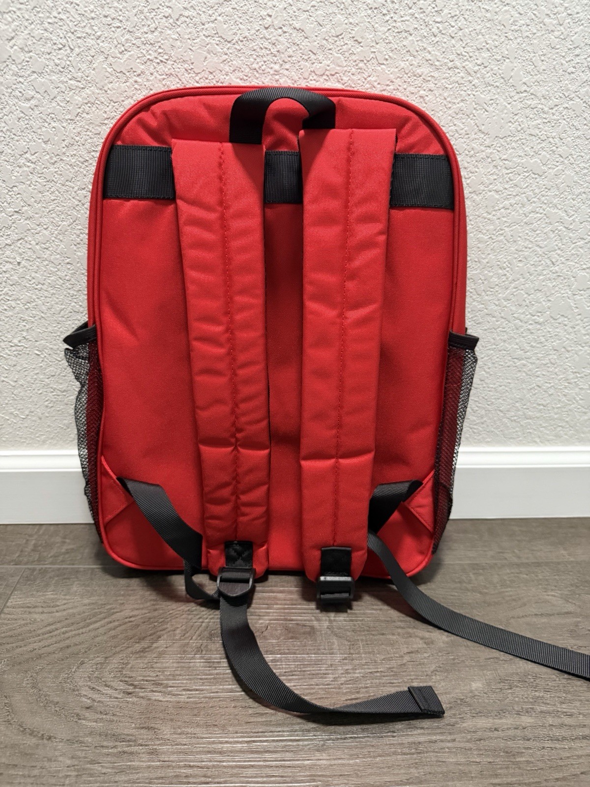 Red Emergency First Aid Backpack for Hiking Camping Travel Outdoor Pet Dog Cat