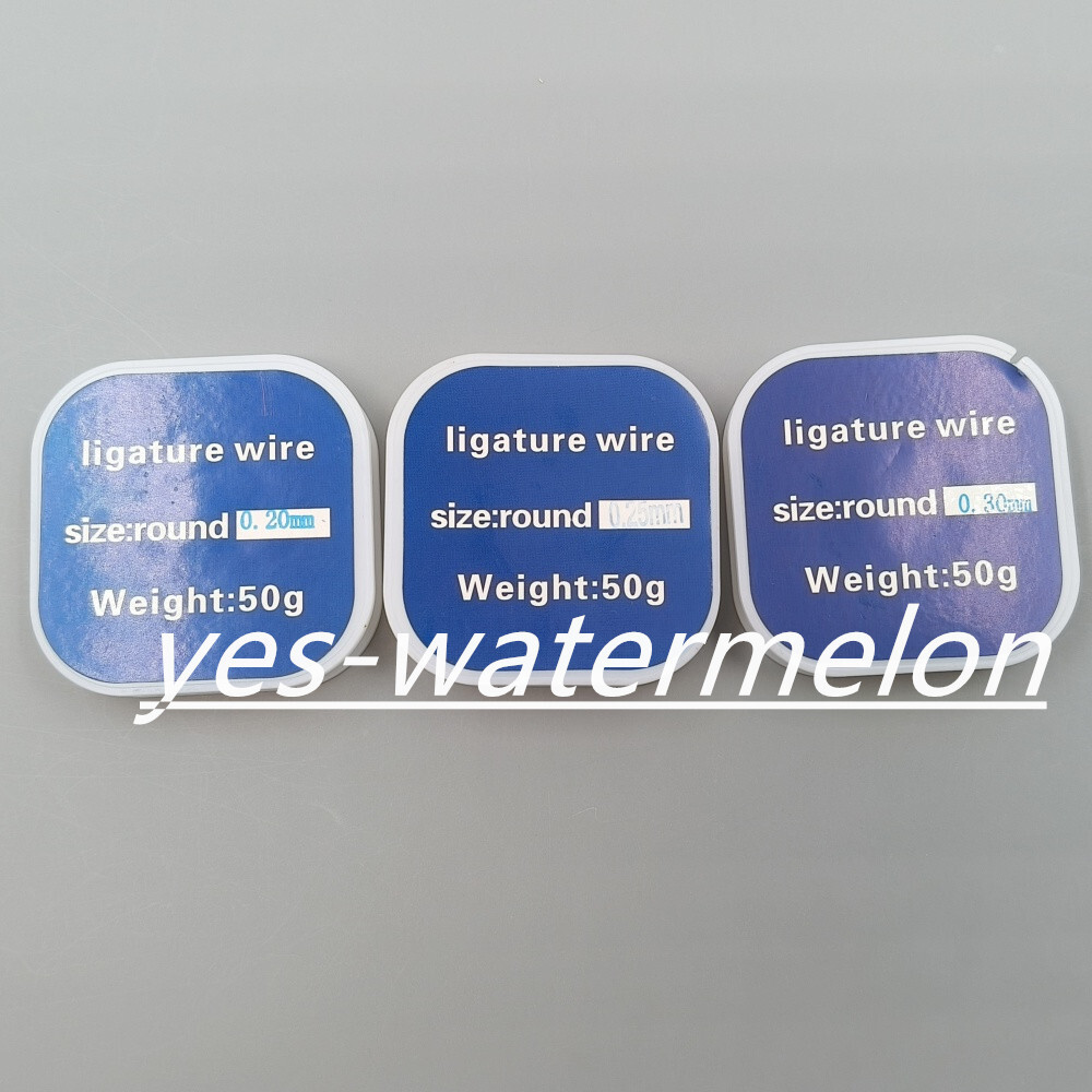 50g Dental Medical Wire Line 0.2/0.25/0.3mm 50g Plastic And Stainless Steel Roll