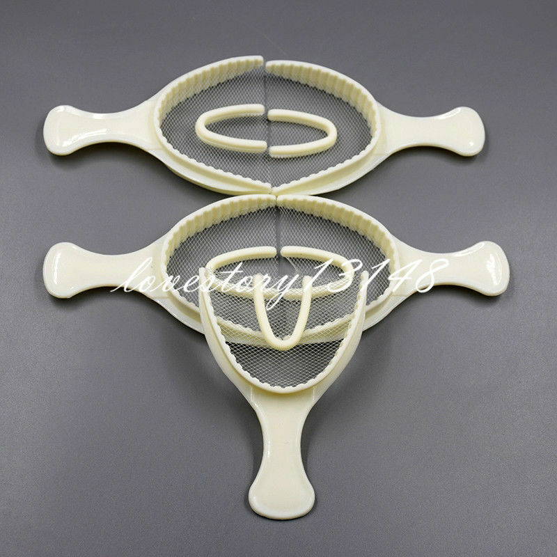 Dental 100Pcs Large Full Arch Disposable Bite Registration Tray Impression Trays