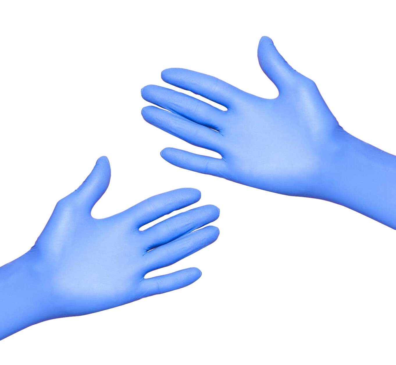1000 PCS Basic Blue Vinyl Exam Gloves S SIZE