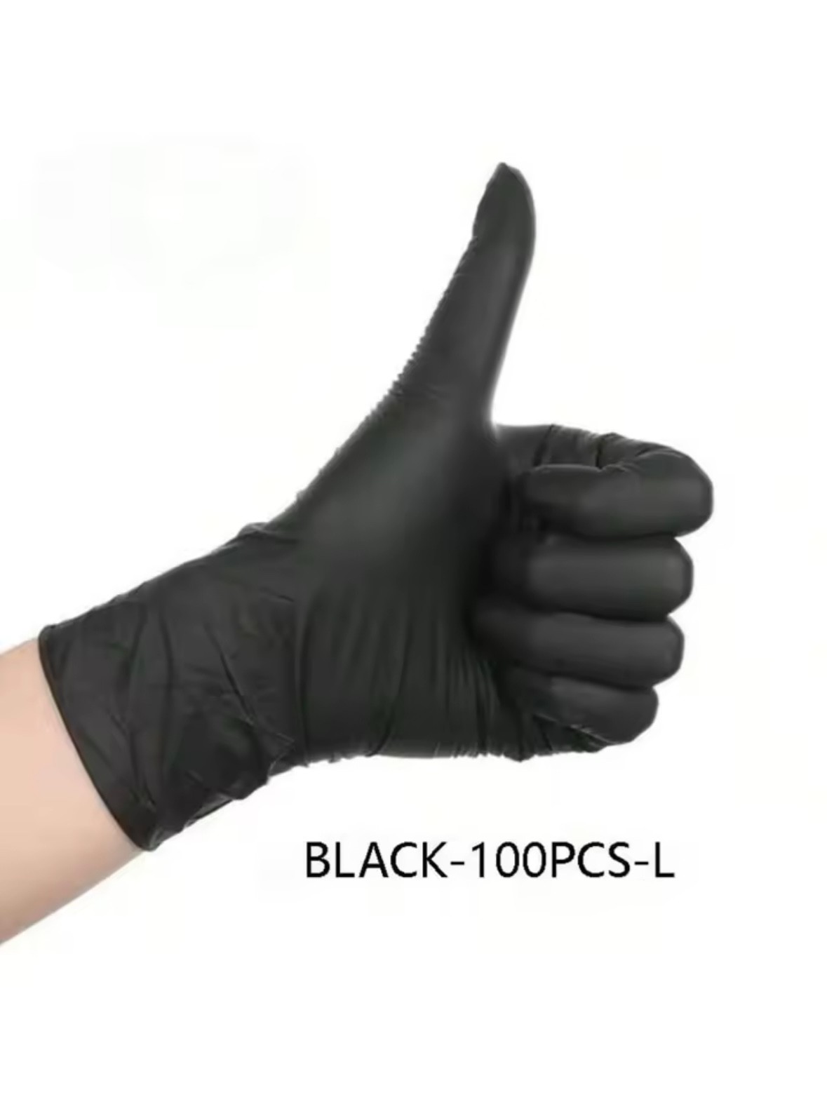 Schneider Disposable latex gloves black 100 ct
