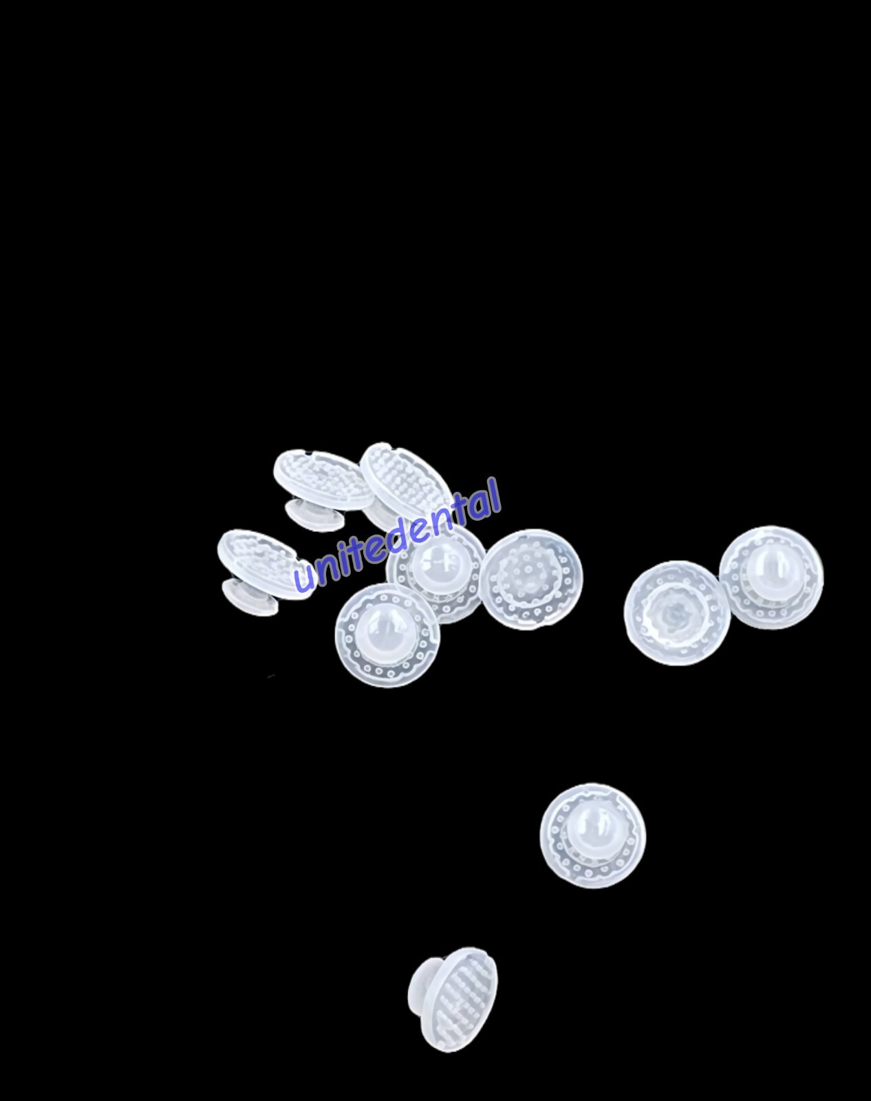 Orthodontic Composite buttons Poly Clear Aligner buttons Ceramic hook tube 10pcs