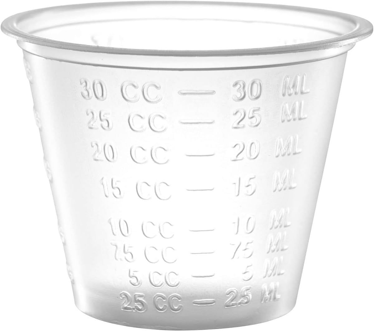 Disposable Bulk Plastic Graduated Measuring Medicine Cups for Pills, Liquid…