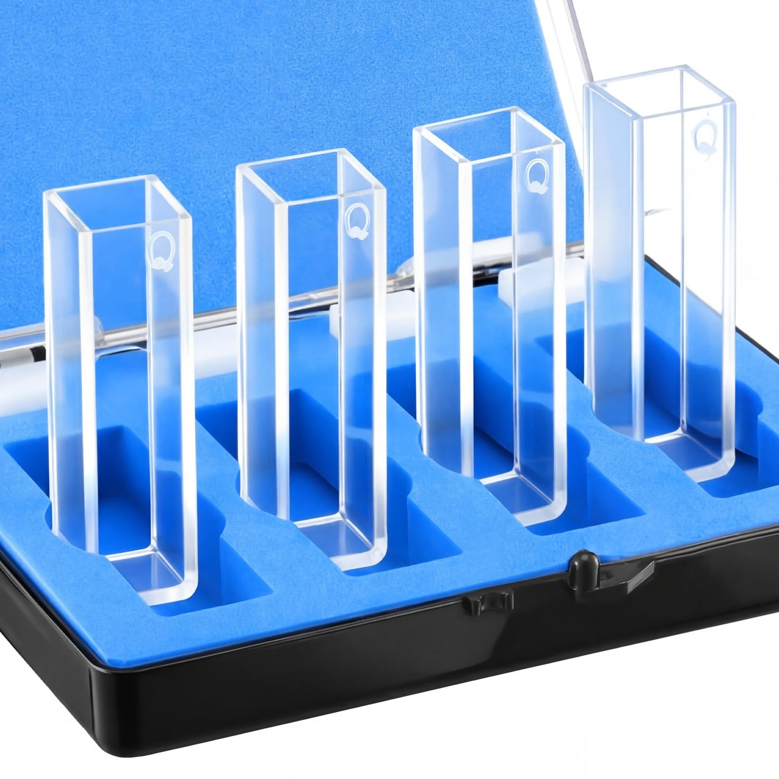 4PCS UV Quartz Cuvettes 3.5mL 10mm Path Length Spectrophotometer Sample Cells…
