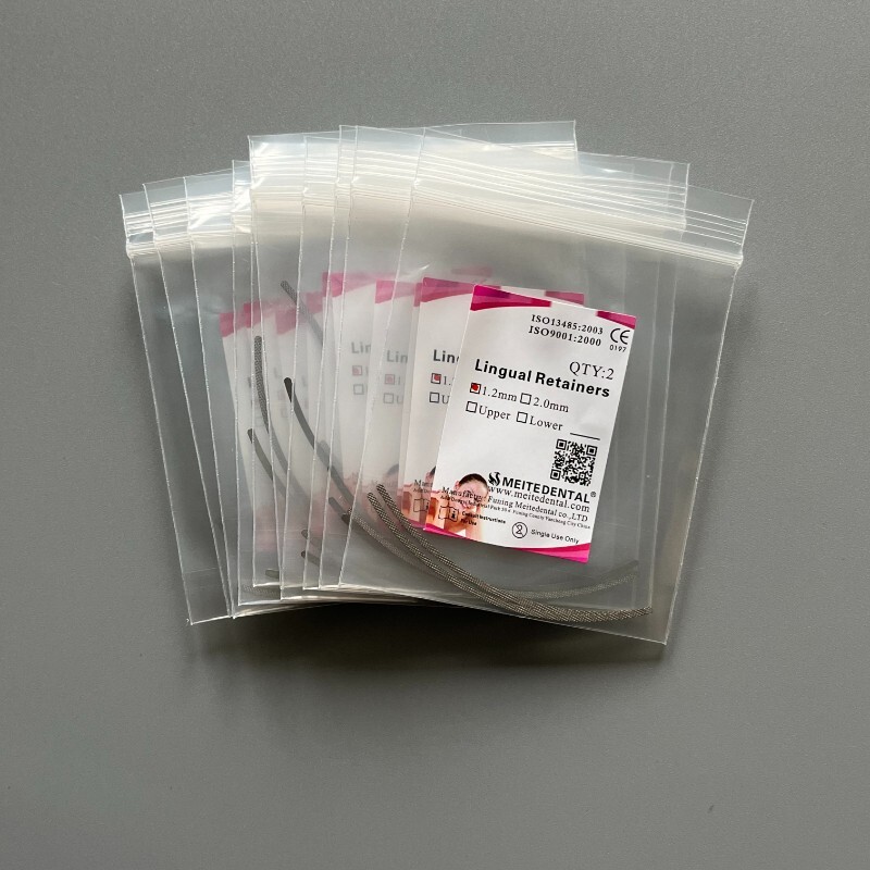 10 Bags Dental Orthodontic Lingual Retainers Mesh Base 1.2mm Universal Lingual