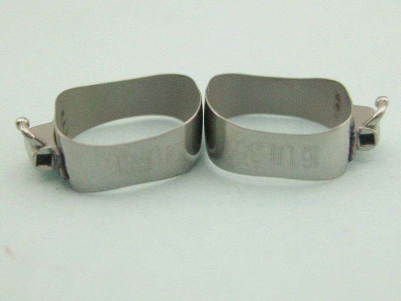 40Pcs Dental Orthodontic 1st Molar Band&Buccal Tube U1/L1 Non-convert. MBT .022